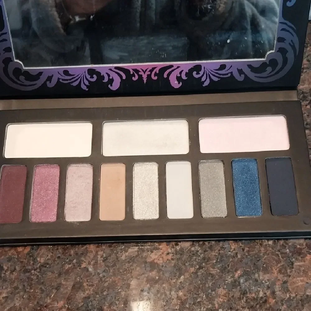 Kat Von D Purple and Pink Butterfly Decorative Box of Eye Shadows...NEW